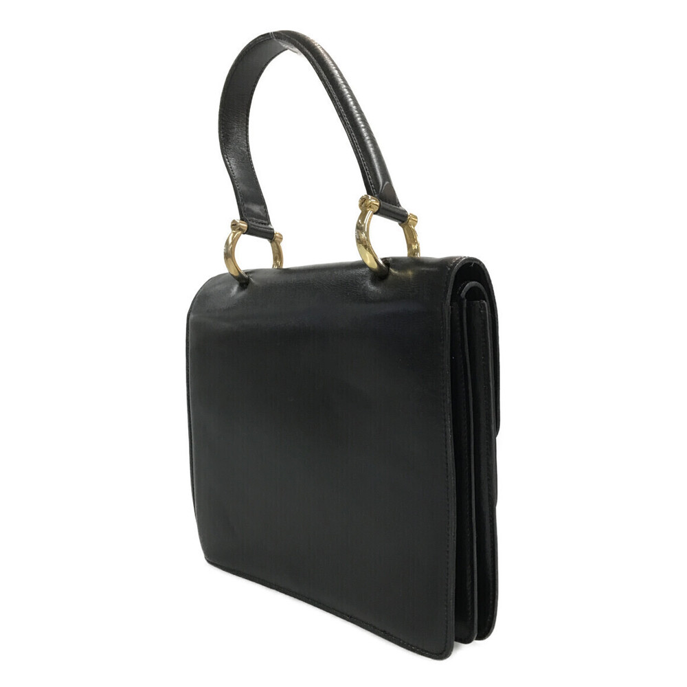 Celine black leather top handle bag - Picture 2 of 6